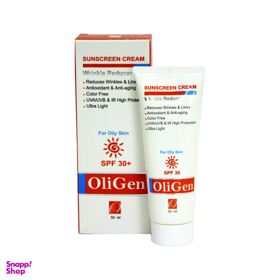 کرم ضد آفتاب اُلی ژن (Oligen) مدل OilySun30 حجم 50 میلی‌‌لیتر