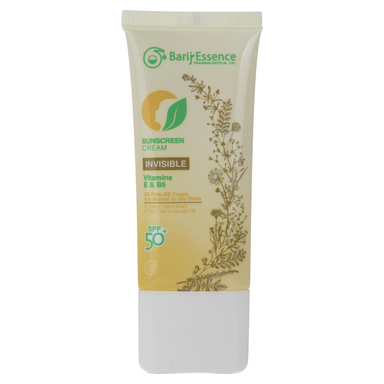 کرم ضد آفتاب باریج اسانس (Barij Essence) با SPF50 مناسب پوست نرمال تا چرب بی رنگ حجم 60 میلی‌‌ لیتر