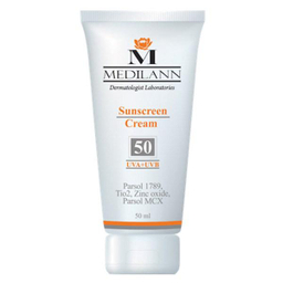 کرم ضد آفتاب رنگی مدیلن (Medilan) SPF50 حجم 50 میلی‌‌ لیتر