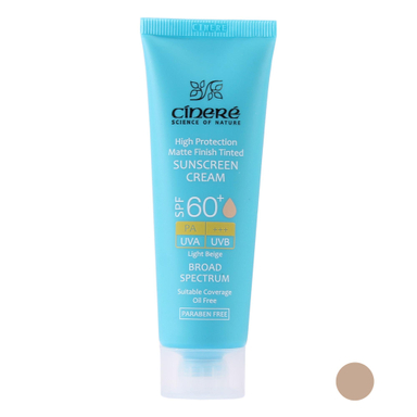 کرم ضد آفتاب رنگی سینره (Cinere) مدل Oily & mixed skin با SPF50 حجم 50 میلی‌‌ لیتر