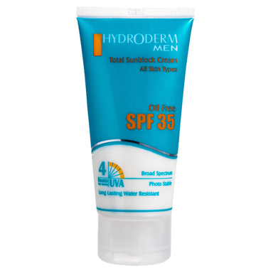 کرم ضد آفتاب فاقد چربی هیدرودرم (Hydroderm) مدل Men SPF35 حجم 50 میلیلیتر
