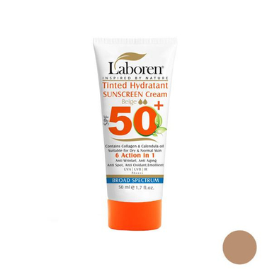کرم ضد آفتاب لابورن (Laboren) مدل Hydratant کد 01 حجم 50 میلی‌‌لیتر