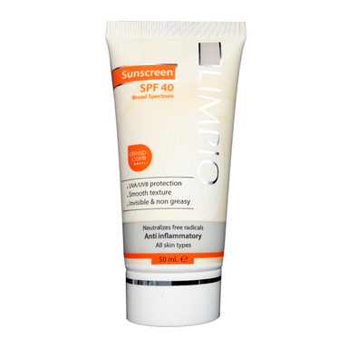 کرم ضد آفتاب لیمپیو (Limpio) مدل Deep Care کد Li0070 با Spf 40حجم 50 میلی‌‌لیتر