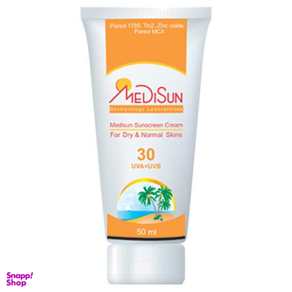 کرم ضد آفتاب مدیسان (Medisun) SPF30 حجم 50 میلی‌‌لیتر