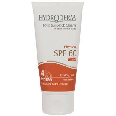کرم ضد آفتاب هیدرودرم (Hydroderm) مدل Phisical Tinted حجم 50 میلی‌‌لیتر