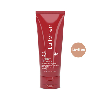 کرم ضدآفتاب و ضدلک رنگی لافارر مدل SPF40-Medium مناسب پوست های خشک و معمولی حجم 40 میلی لیتر