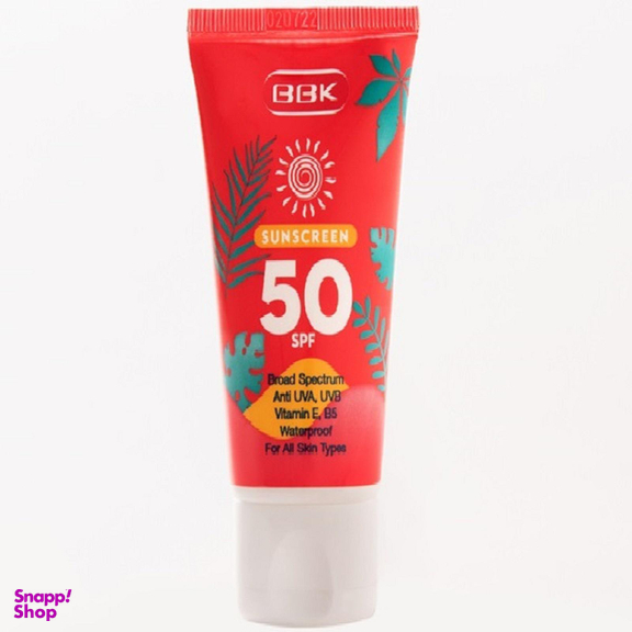 کرم ضد آفتاب ببک (B.B.K) با SPF50 رنگی حجم 50 میلی لیتر