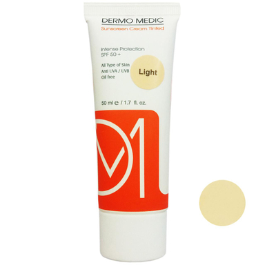 کرم ضد آفتاب درمو مدیک (Dermo Medic) مدل O.LB.01 حجم 50 میلی‌‌لیتر