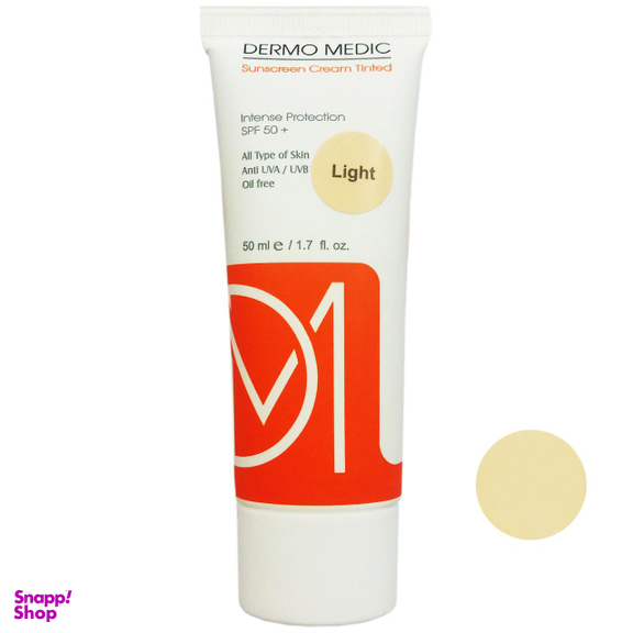 کرم ضد آفتاب درمو مدیک (Dermo Medic) مدل O.LB.01 حجم 50 میلی‌‌لیتر