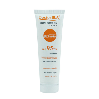 کرم ضد آفتاب دکتر ژیلا مدل Invisible با SPF 95 حجم 50 میلی‌‌لیتر