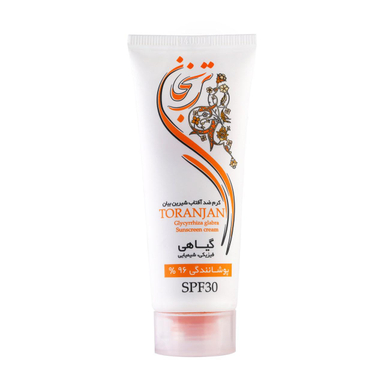 کرم ضدآفتاب گیاهی ترنجان (Toranjan) مدل Glycyrrhiza Glabra SPF30 حجم 40 میلی‌‌لیتر