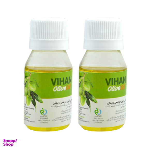 روغن زیتون ویهان (Vihan) مدل 01 حجم 50 میلی‌لیتر بسته 2 عددی