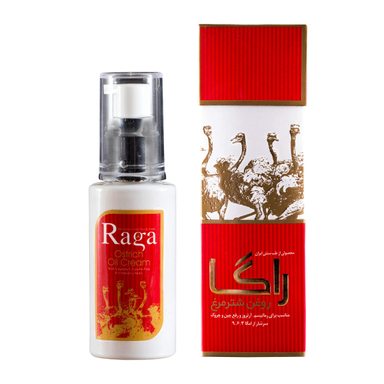 روغن ضد درد راگا (Raga) حاوی روغن شتر مرغ حجم 60 میلی‌لیتر