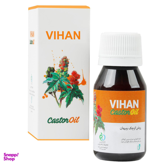 روغن کرچک ویهان (Vihan) مدل 24302 حجم 40 میلی‌لیتر