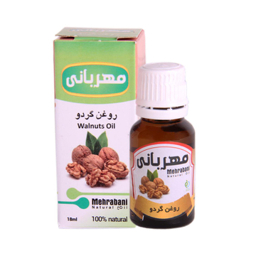 روغن گردو مهربانی (Mehrabani) مدل 900 حجم 18 میلی‌لیتر