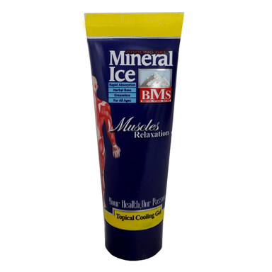 ژل موضعی عضلات و مفاصل بی ام اس (BMS) سری Mineral Ice مدل C.gel حجم 80 میلی‌لیتر