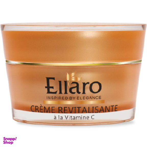 کرم احیا کننده و شاداب کننده الارو (Ellaro) مدل Vitamin C حجم 50 میلی‌ لیتر