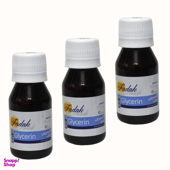 گلیسیرین فدک (Fadak) مدل 24511 حجم 60 میلی‌لیتر بسته 3 عددی
