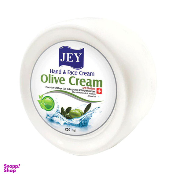 کرم ترمیم کننده جی (Jey) مدل olive cream حجم 200 میلی‌لیتر