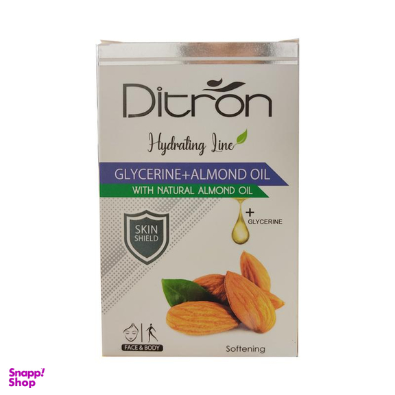 صابون شستشو دیترون (Ditron) مدل گلیسرین بادام وزن 110 گرم
