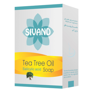 صابون ضد جوش سیوند (Sivand) مدل Tea Tree Oil وزن 90 گرم