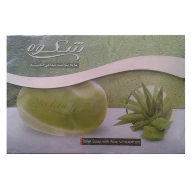 صابون شستشو شکوه (Shokouh) مدل Aloe Vera وزن 90 گرم مجموعه 5 عددی