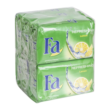 صابون شستشو فا (Fa) مدل lemon وزن 175 گرم بسته 6 عددی