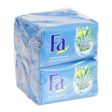صابون شستشو فا (Fa) مدل vitalizing Aqua وزن 175 گرم بسته 6 عددی