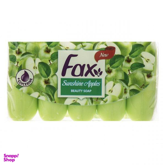 صابون فکس (Fax) مدل sunshine apple بسته 5 عددی