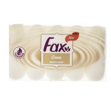 صابون فکس (Fax) مدل cream وزن 70 گرم بسته 5 عددی