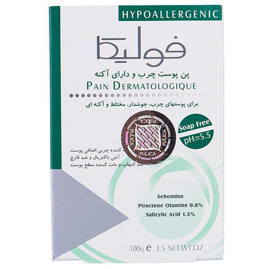 پن فولیکا (Fulica) مدل پوست چرب و جوش دار وزن 100 گرم