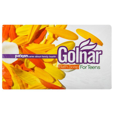 صابون شستشو گلنار (Golnar) مدل پاییزی بسته 5 عددی وزن 100 گرم