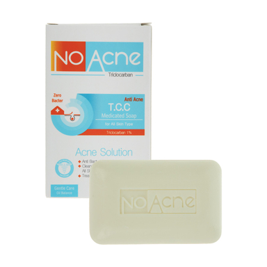 صابون شستشو نو آکنه (No acne) مدل تی سی سی وزن 100 گرم