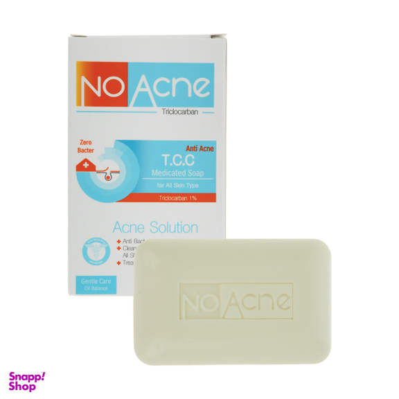 صابون شستشو نو آکنه (No acne) مدل تی سی سی وزن 100 گرم