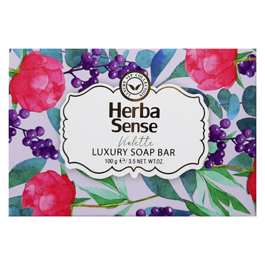 صابون شستشو هرباسنس (HerbaSense) مدل Violette وزن 100 گرم