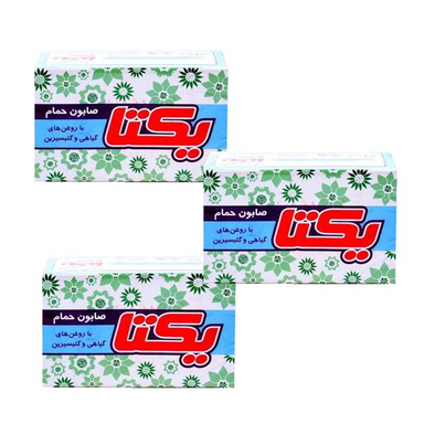 صابون شستشو یکتا (Yekta) مدل General وزن 120 گرم مجموعه 3 عددی