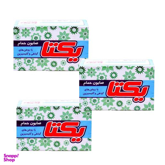 صابون شستشو یکتا (Yekta) مدل General وزن 120 گرم مجموعه 3 عددی