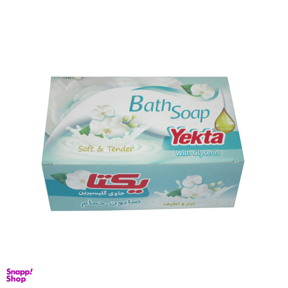 صابون شستشو یکتا (Yekta) مدل بلانکو وزن 100 گرم بسته 5 عددی