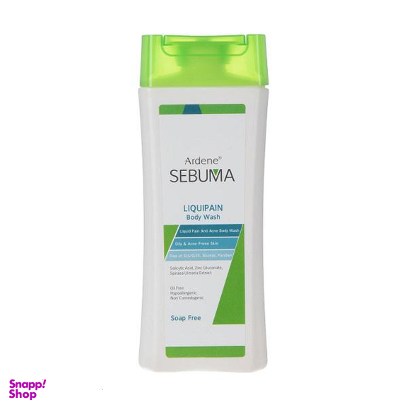 شامپو بدن آردن (Ardene) سری Sebuma مدل Liquipain حجم 200 میلی‌ لیتر