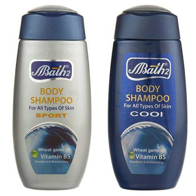شامپو بدن بس (Bath) مدل Cool وزن 280 گرم + شامپو بدن بس (Bath) مدل Sport وزن 280 گرم