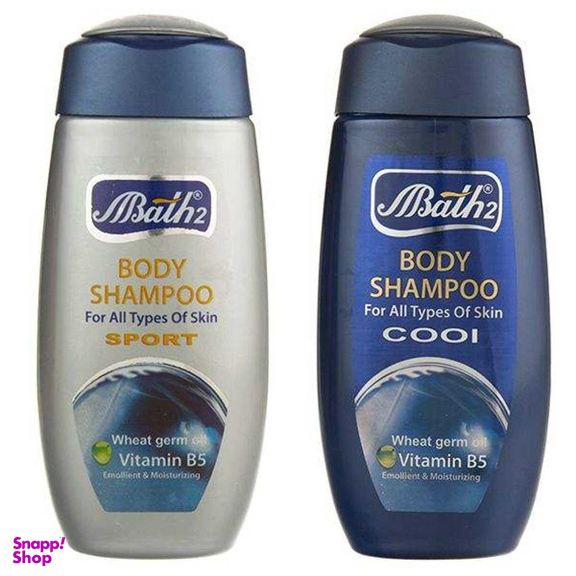 شامپو بدن بس (Bath) مدل Cool وزن 280 گرم + شامپو بدن بس (Bath) مدل Sport وزن 280 گرم