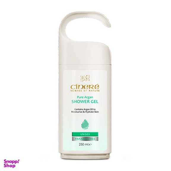 شامپو بدن مردانه و زنانه سینره (Cinere) مدل Pure Argan حجم 250 میلی‌ لیتر
