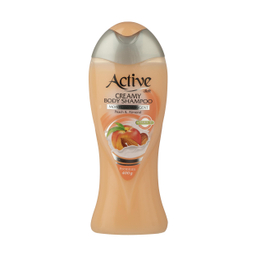 شامپو بدن کرمی اکتیو مدل Peach And Almond وزن 400 گرم