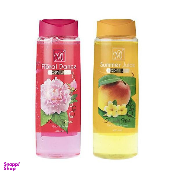 شامپو بدن مای (My) مدل Floral Dance و Summer Juice حجم 420 میلی‌لیتر