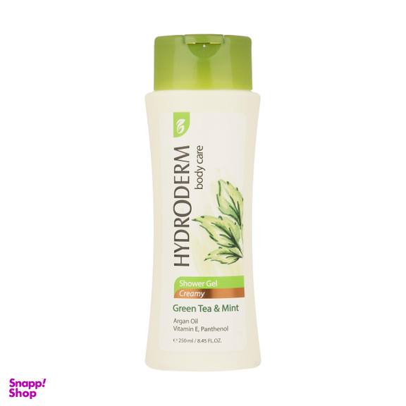 شامپو بدن هیدرودرم (Hydroderm) مدل Green Tea & Mint وزن 250 گرم