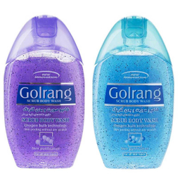 مجموعه 2 عددی شامپو صورت و بدن گلرنگ (Golrang) مدل Scrub کد BP حجم 280 میلی‌لیتر