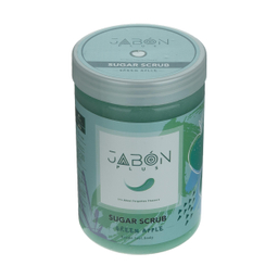 اسکراب شکری لایه بردار پوست ژبن پلاس (Jabon plus) مدل Green Apple وزن 900 گرم