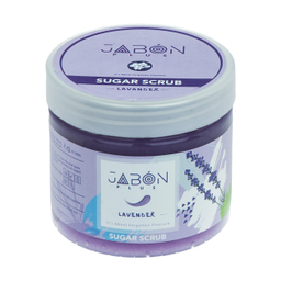 اسکراب شکری لایه بردار پوست ژبن پلاس (Jabon plus) مدل Lavender وزن 450 گرم