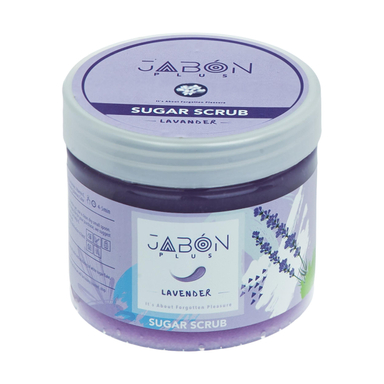 اسکراب شکری لایه بردار پوست ژبن پلاس (Jabon plus) مدل Lavender وزن 450 گرم