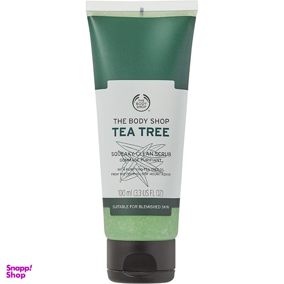 اسکراب لایه بردار پوست بادی شاپ (The Body Shop) مدل Tea Tree حجم 100 میلی‌ لیتر